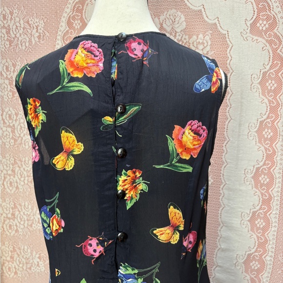 Le Chateau Butterfly & Ladybug Print Dress - Picture 4 of 10